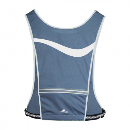 Reflexná bežecká vesta - šedá - spĺňa EN 13356 | EN 17353